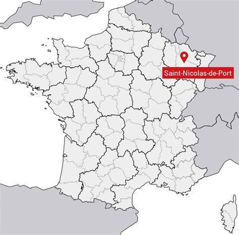 carte et localisation Saint-Nicolas-de-Port
