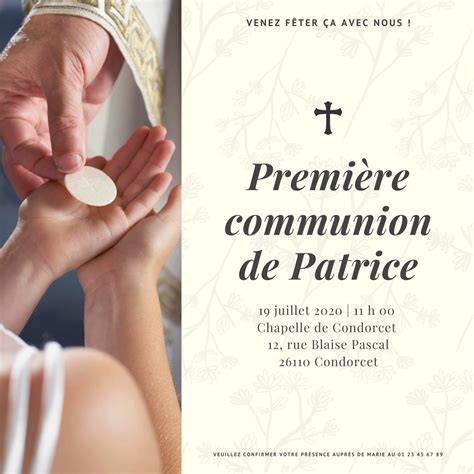 papier texturé invitation première communion