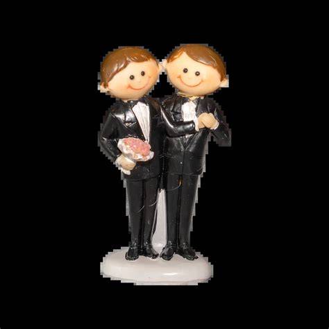 figurine mariage couple homosexuel pièce montée