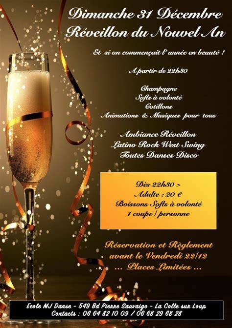 Réveillon du Nouvel An à Saint-Cyr-sur-Mer