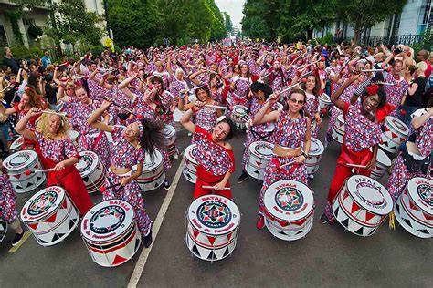 Batucada brésilienne défilé carnaval