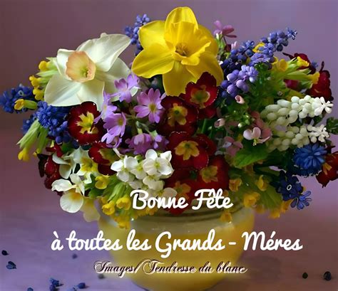 carte de bonne fête pour grand-mère