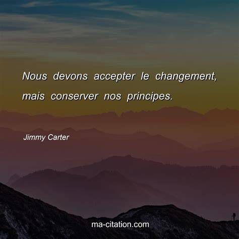 Infographie sur les citations du changement
