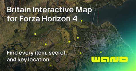 Carte des pistes de drag de Forza Horizon 4