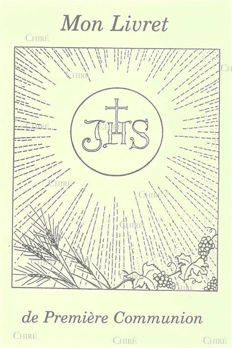 Livret ancien de première communion