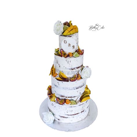 Naked cake mariage fruits frais