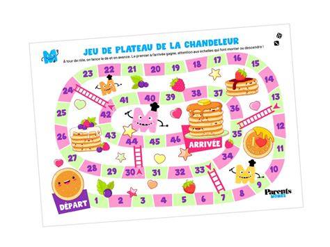 Jeu de plateau Chandeleur crêpe et dé