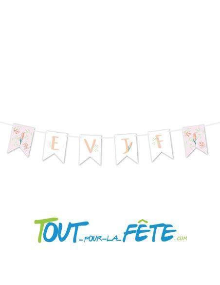 Guirlande EVJF pastel avec fanions