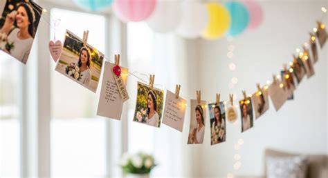Guirlande photo LED souvenirs EVJF