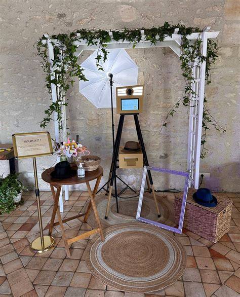 Coin photobooth EVJF guirlande ballons