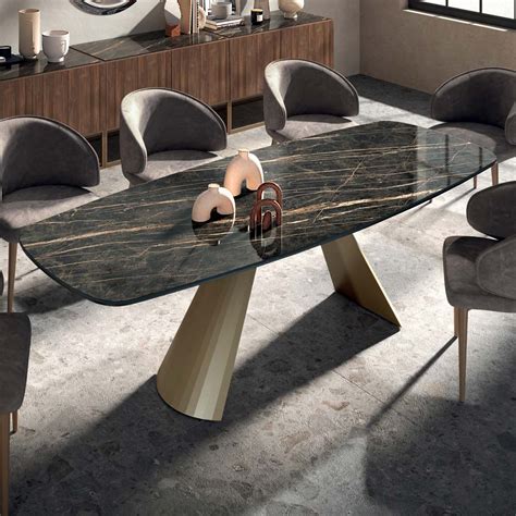 table à manger avec plateau en granit