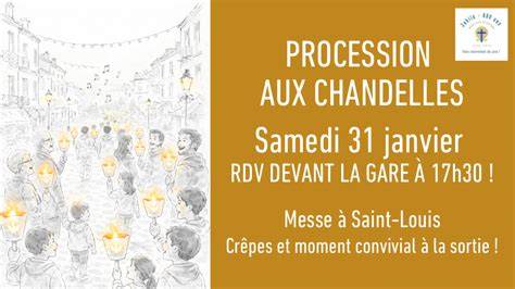 Procession de chandelles pour la Chandeleur