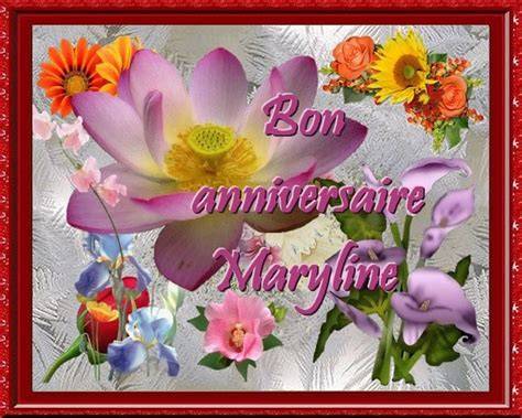 Image joyeux anniversaire Maryline