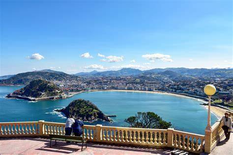 Vue baie San Sebastian Mont Igueldo