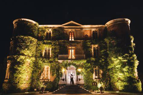 Château d’Apigné illuminé pour le réveillon