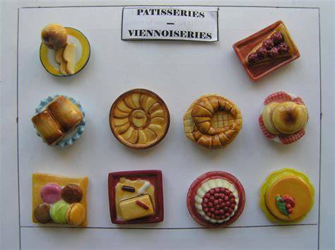 Différents matériaux de fèves pâtisserie