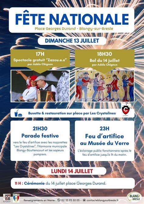 programme animations place Georges Durand et Musée du Verre