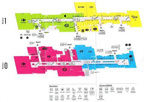 Plan du centre commercial Domus Rosny
