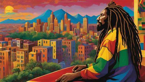 Symboles rastafari reggae nature
