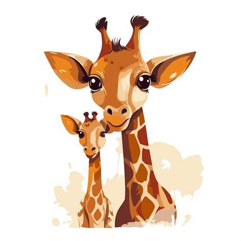 illustration costume girafe bébé