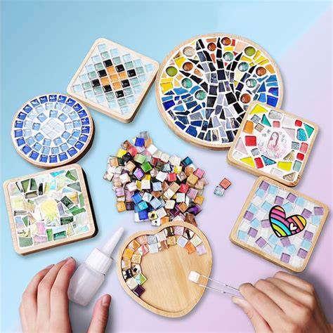 dessous de verre mosaïque pour enfants