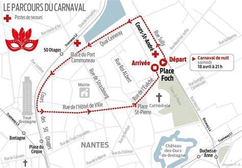 Parcours du carnaval dans Rumilly