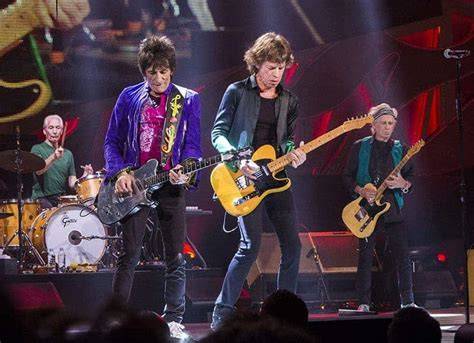Les Rolling Stones en concert en Europe