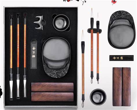 Matériel traditionnel de calligraphie chinoise