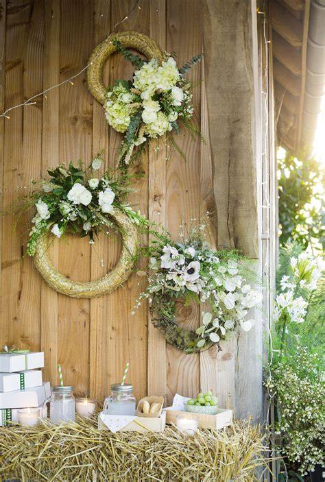 gâteau mariage panier fleurs décoration champêtre