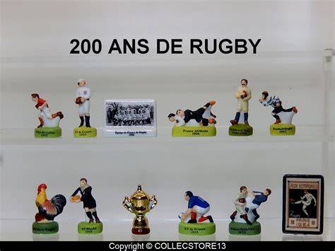 Collection de fèves rugby