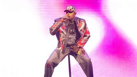 Chris Brown sur scène anniversaire