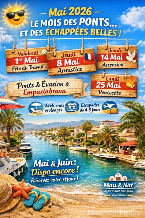 Impact des ponts de mai sur tourisme français