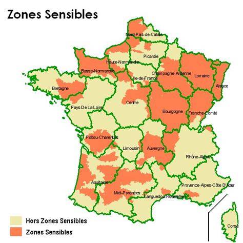 carte des zones sensibles du Louvre