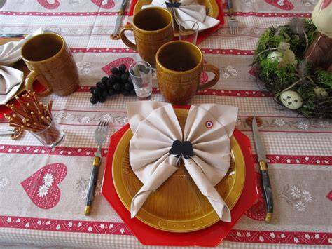 table deco pliage serviette alsace