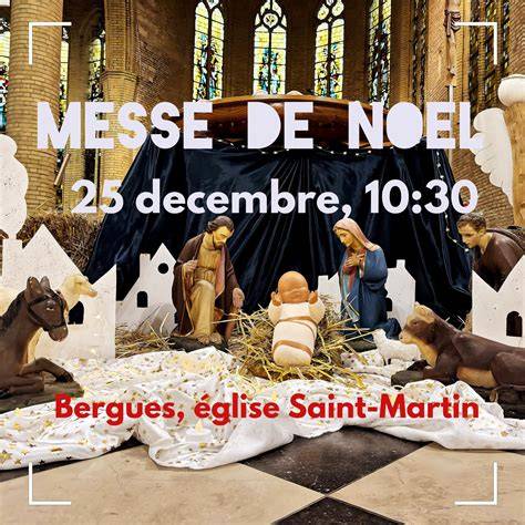 Église Saint-Martin de Bergues à Noël