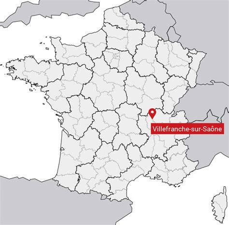 Carte des églises de Villefranche-sur-Saône