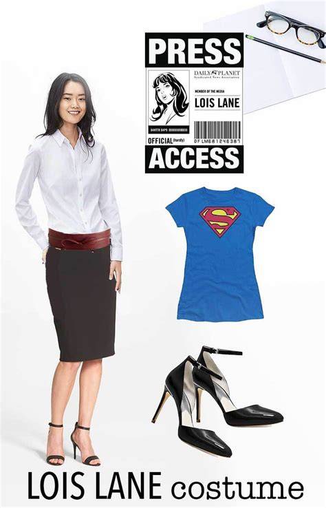 illustration costume Lois Lane professionel