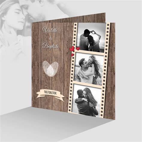 Faire-part mariage PowerPoint avec photos