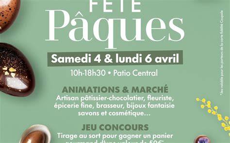 animation et Paques Narbonne expo artisanat chocolat