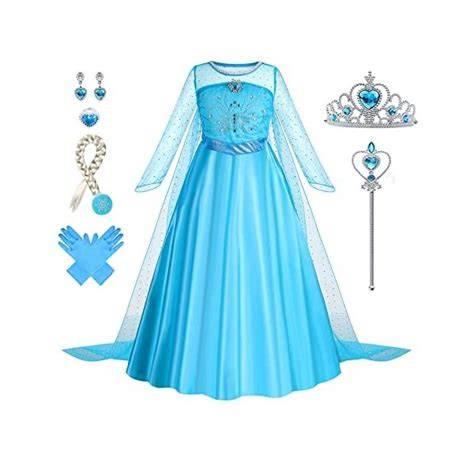 Accessoires bleus pour costume Elsa