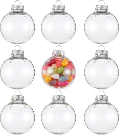Boule transparente porte-menu de Pâques