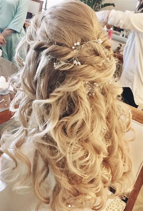 ondulations wavy mariée bohème cheveux longs