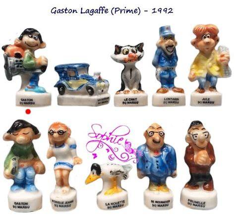Collection fèves Gaston Lagaffe 2003