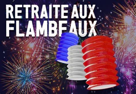 Retraite aux flambeaux et feu d’artifice