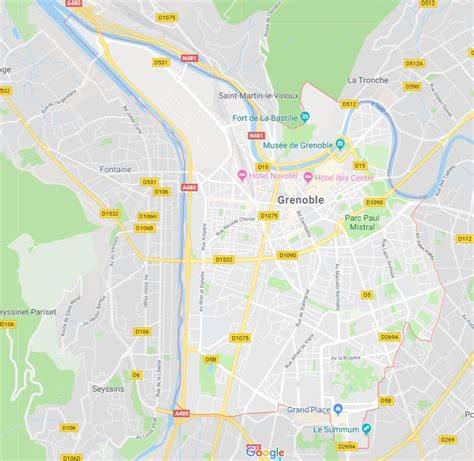 carte région grenoble et flux logistique