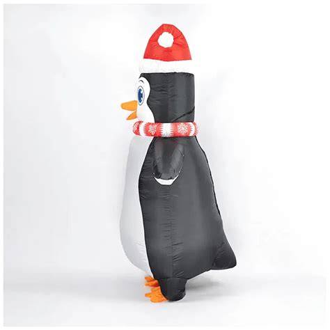 illustration costume pingouin gonflable étape gonflage