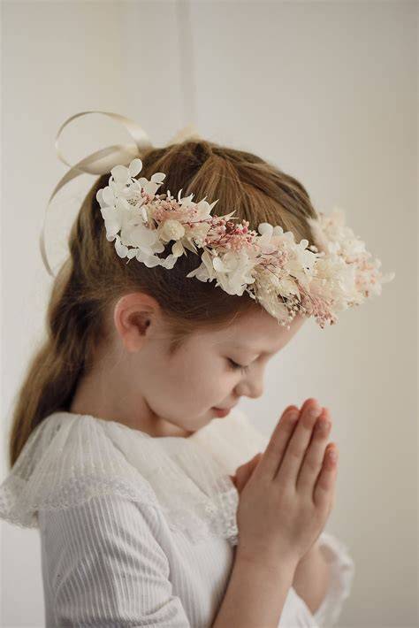 Bonbonnières communion fille roses et blanches