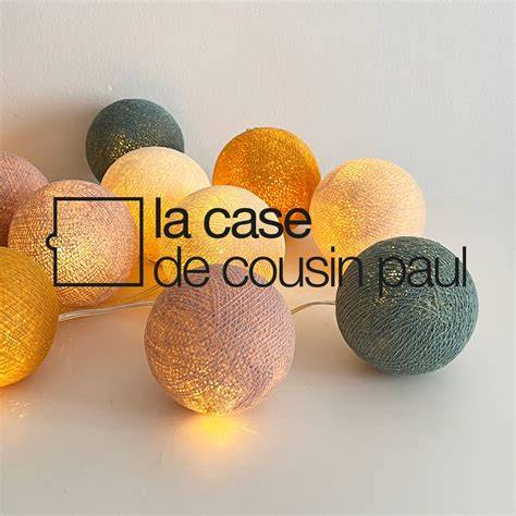 Nuancier des modèles de guirlande Cousin Paul