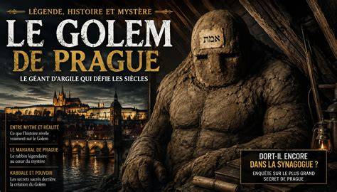 Golem d’argile et références à Prague