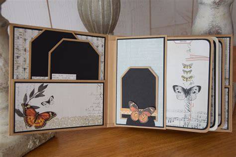 Album scrapbooking lumineux avec photos